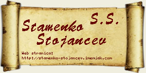 Stamenko Stojančev vizit kartica